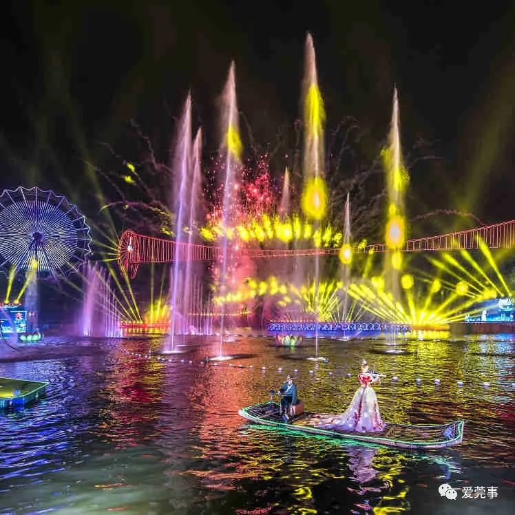 广富林音乐喷泉摄影